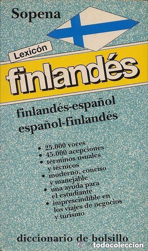 Diccionarios de segunda mano: DICCIONARIO FINLANDES ESPA&Ntilde;OL ESPA&Ntilde;OL FINLANDES 25 VOCES Y 45 ACEPCIONES - SOPENA