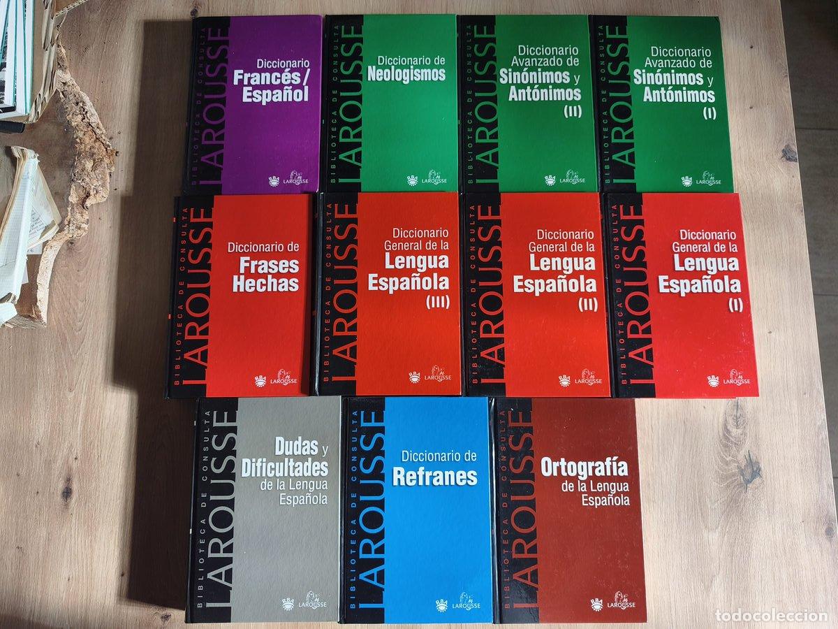 Diccionarios de segunda mano: Lote 11 Tomos Biblioteca de consulta Larousse