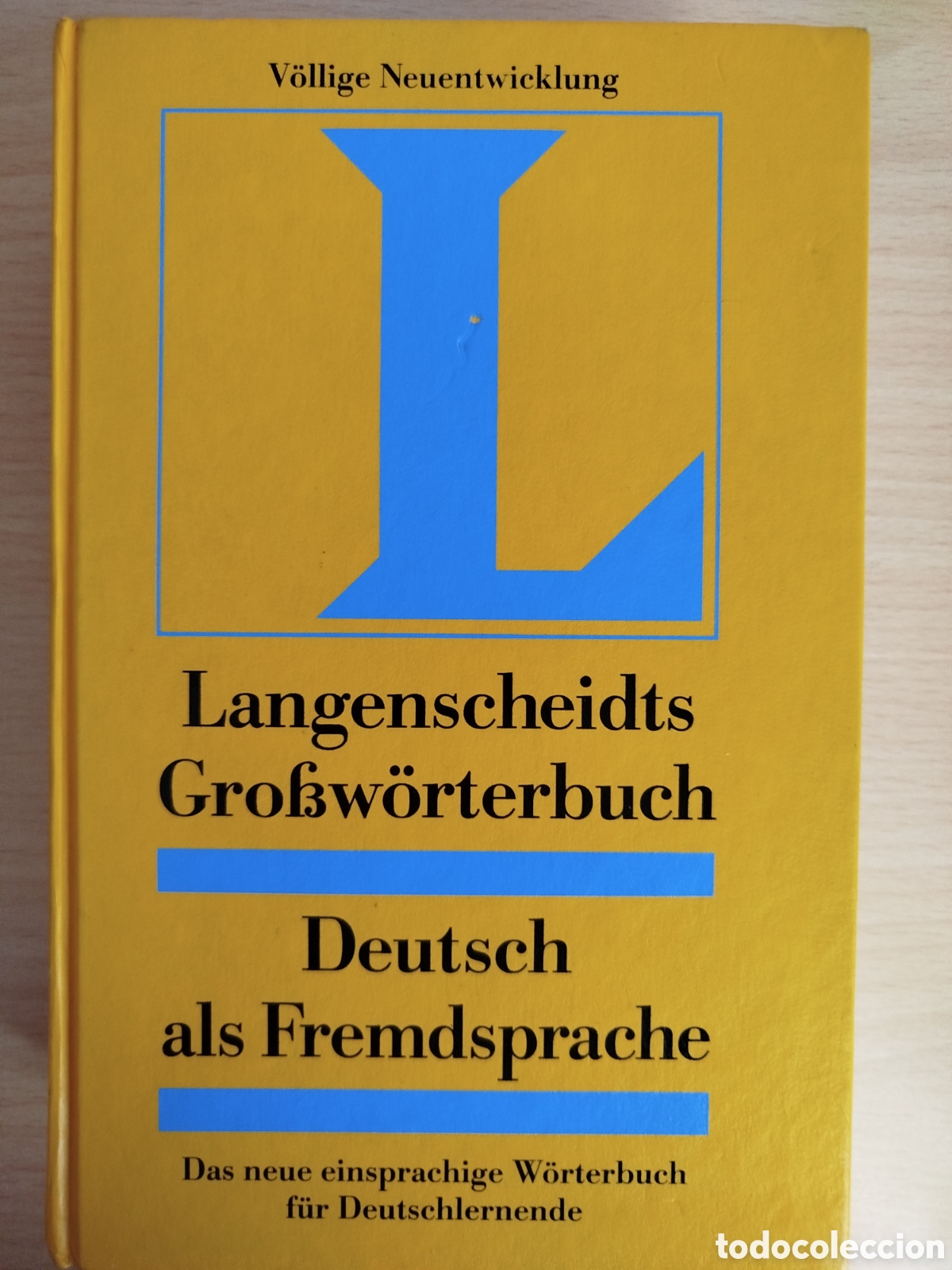 Diccionarios de segunda mano: Langenscheidts Gro&szlig;w&ouml;rterbuch (diccionario alem&aacute;n)