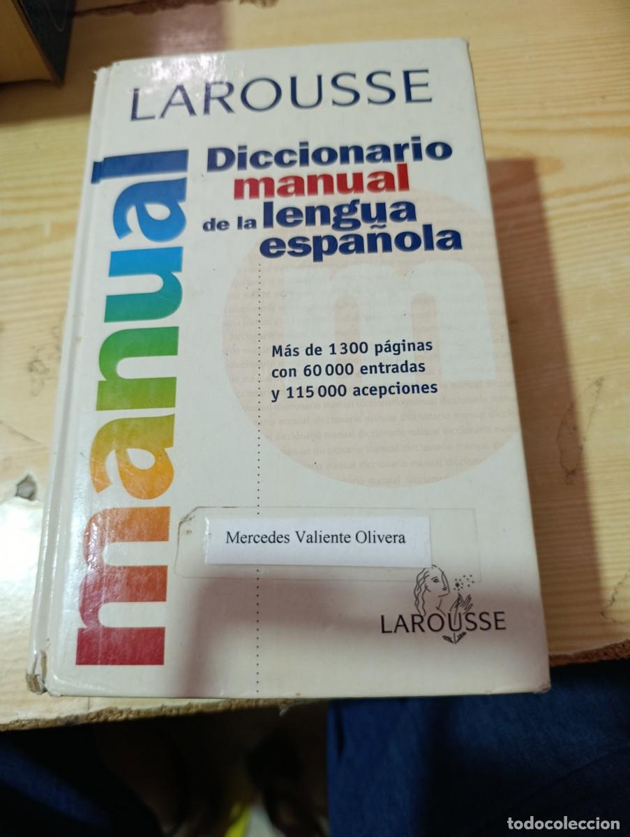 Diccionarios de segunda mano: DICCIONARIO MANUAL DE LA LENGUA ESPA&Ntilde;OLA. LAROUSSE. EST32B1