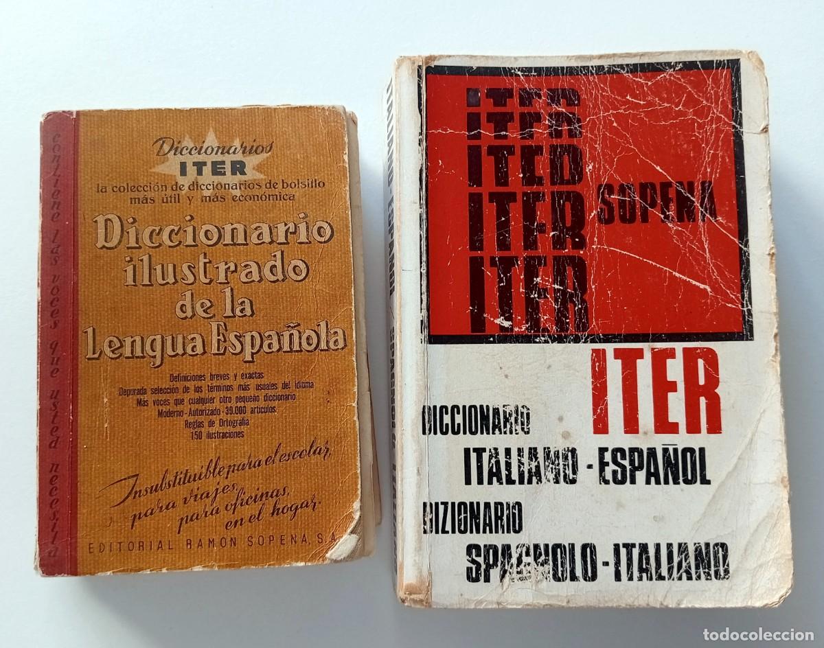Diccionarios de segunda mano: LOTE LIBROS: DICCIONARIOS ITER SOPENA