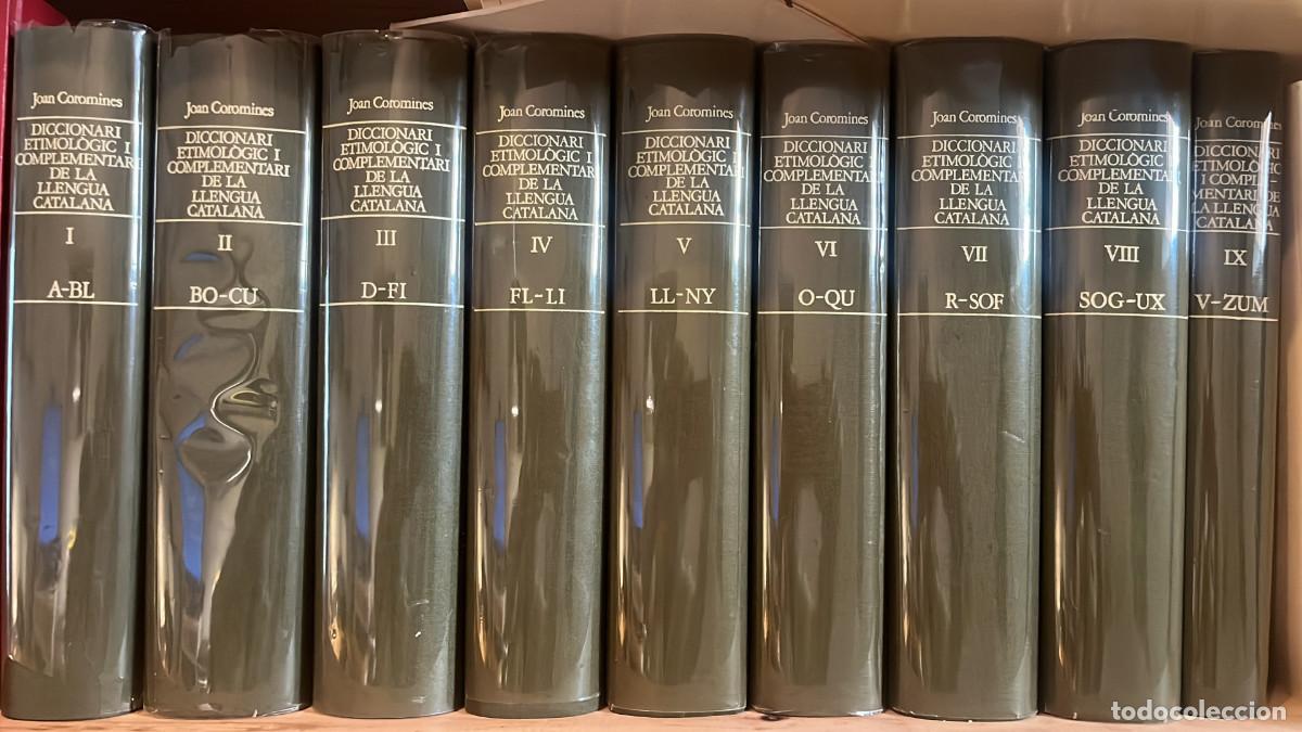 Diccionarios de segunda mano: Diccionari Etimol&ograve;gic i complementari de la llengua catalana. Joan Coromines