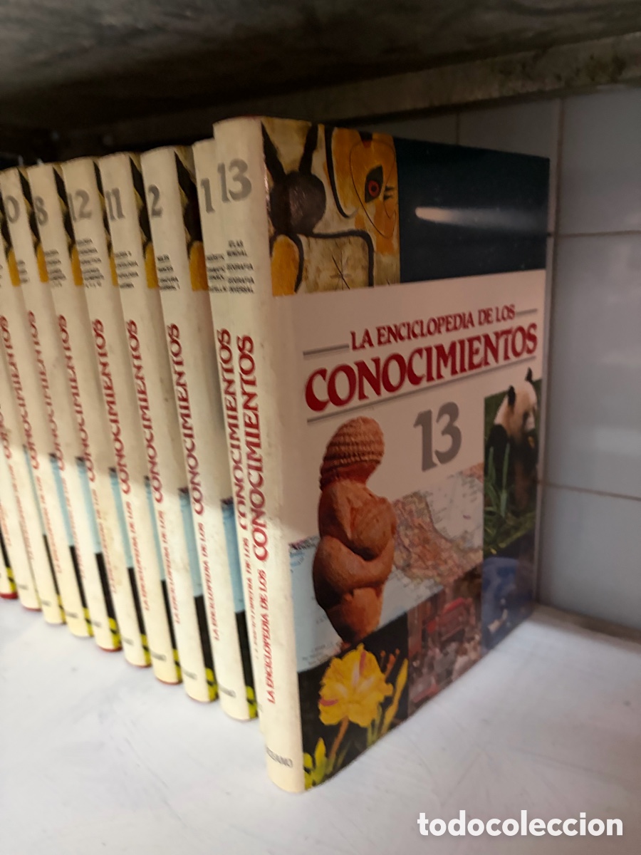 Diccionarios de segunda mano: La enciclopedia de los conocimientos. 16 tomos. Oc&eacute;ano. 1991
