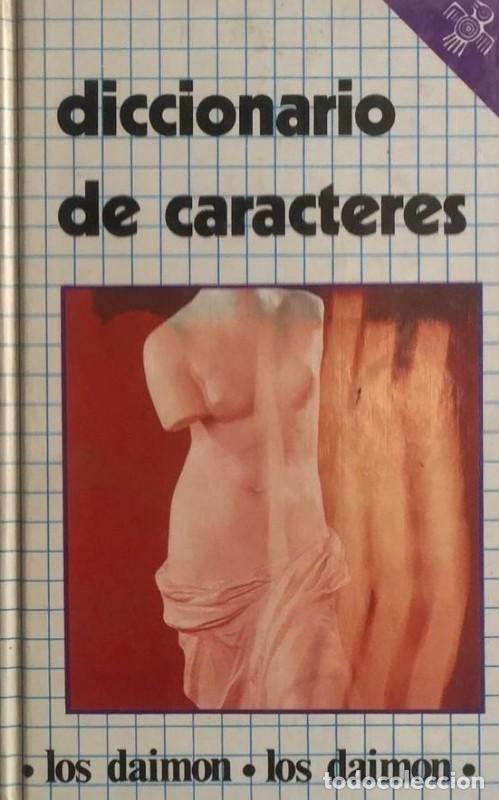 Diccionarios de segunda mano: Diccionario de Caracteres - Jean Des Vignes Rouges - Manuel Tamayo - Los