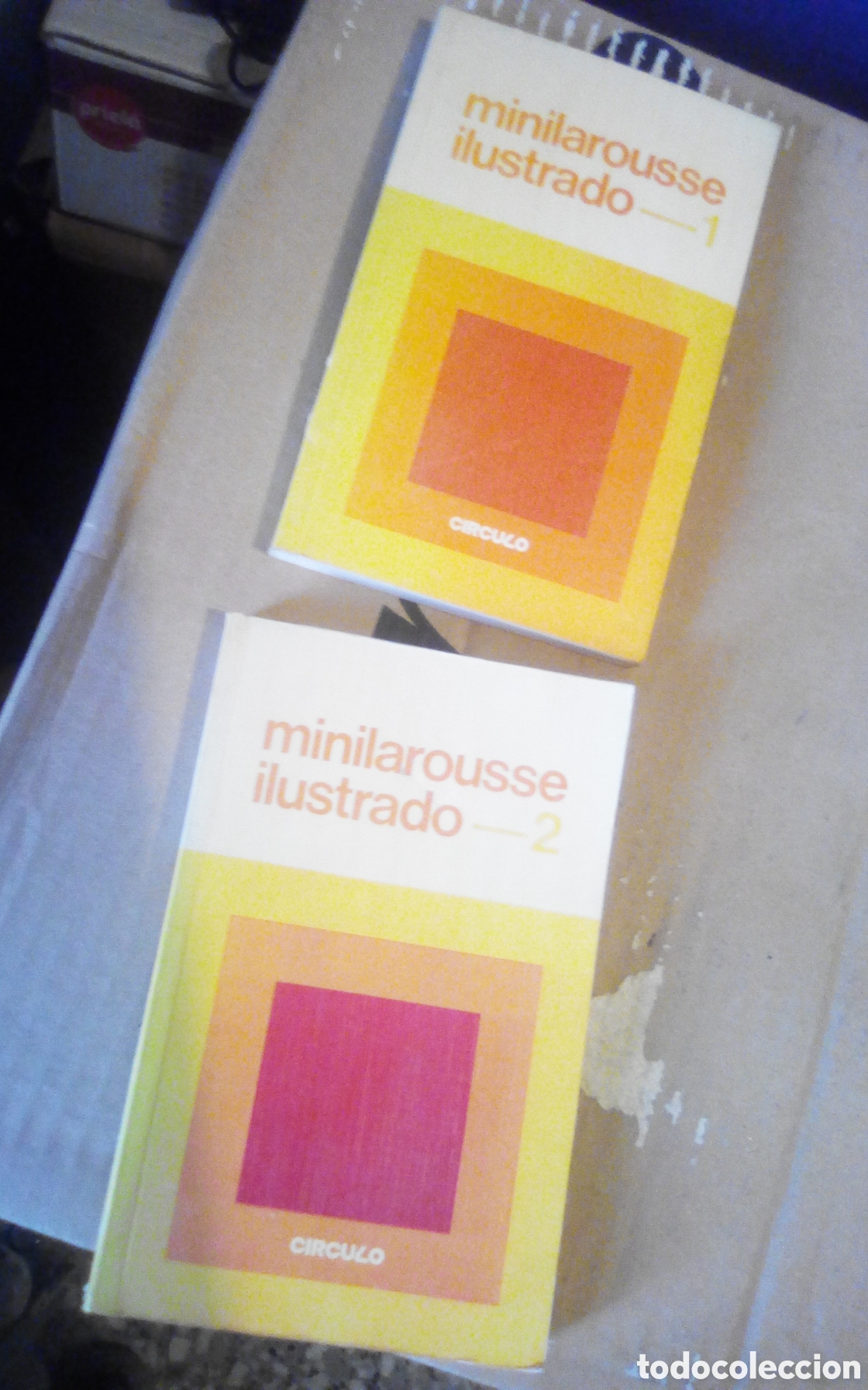 Diccionarios de segunda mano: Mini Larousse ilustrado, volumen 1 y 2. C&iacute;rculo de Lectores, 1983.