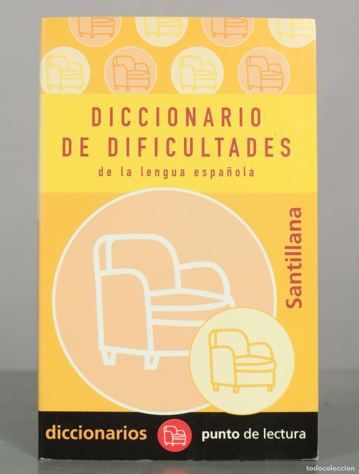Diccionarios de segunda mano: Diccionario de dificultades de la lengua espa&ntilde;ola - Santillana