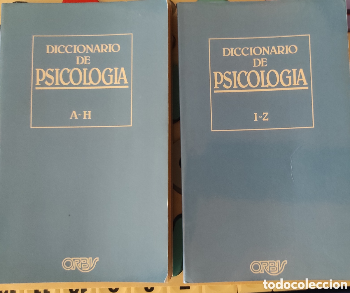 Diccionarios de segunda mano: Diccionario de psicolog&iacute;a. Orbis.