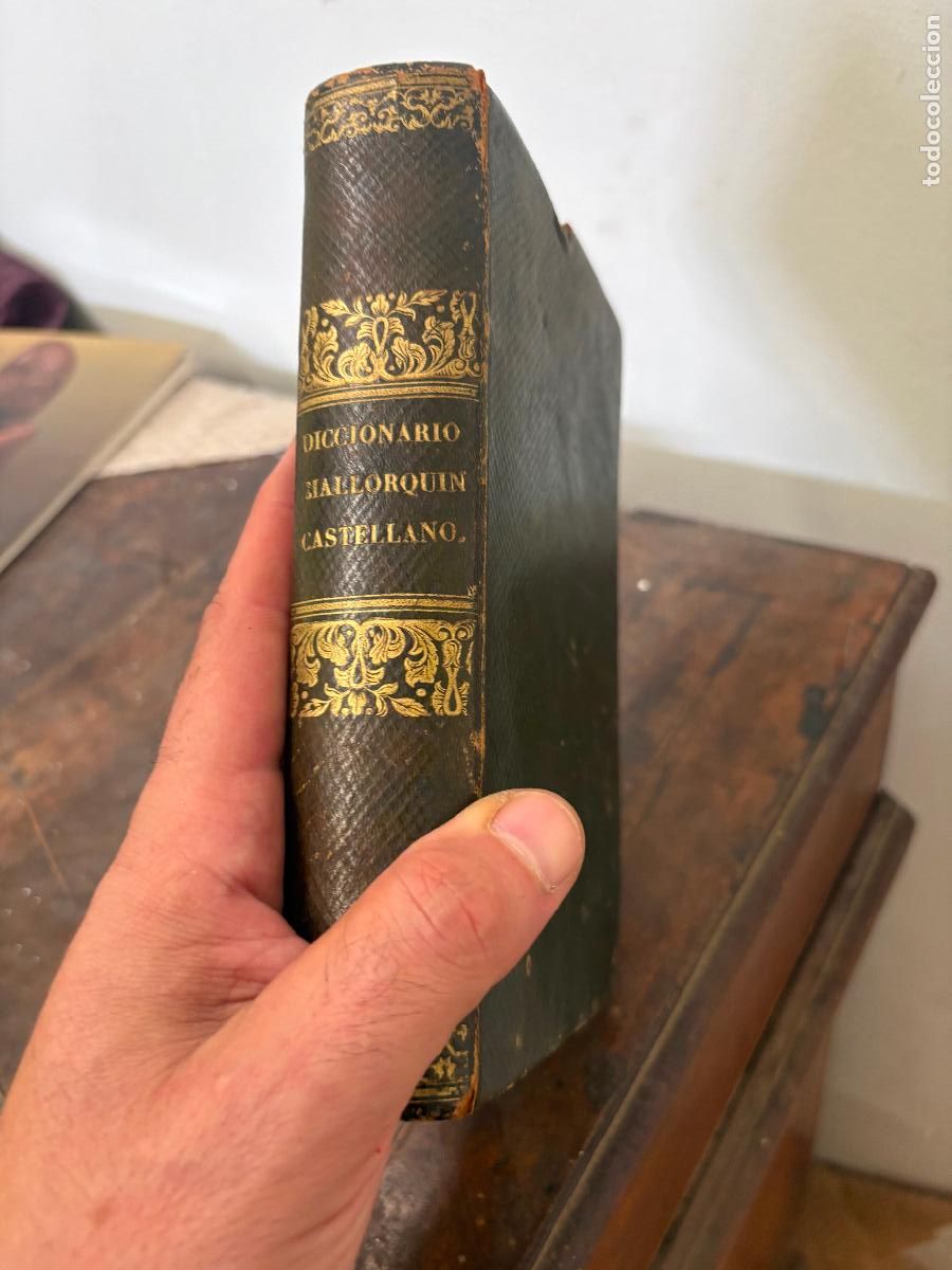 Diccionarios de segunda mano: Diccionario mallorquin castellano siglo xix ex Libris