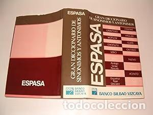 Diccionarios de segunda mano: Gran Diccionario de Sin&oacute;nimos y Ant&oacute;nimos - Aa.vv - Espasa-calpe