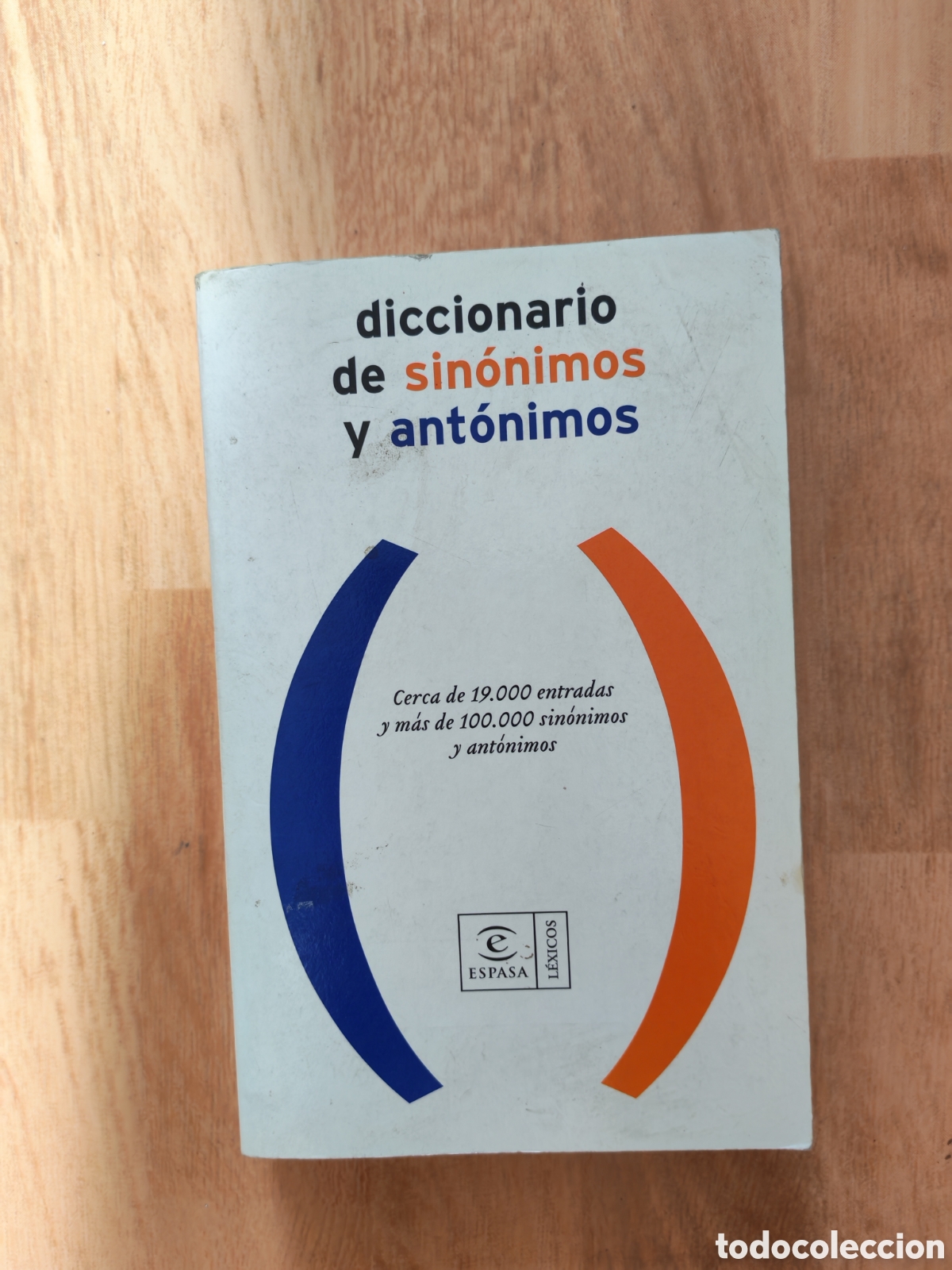 Diccionarios de segunda mano: Diccionario de sin&oacute;nimos y ant&oacute;nimos- espasa