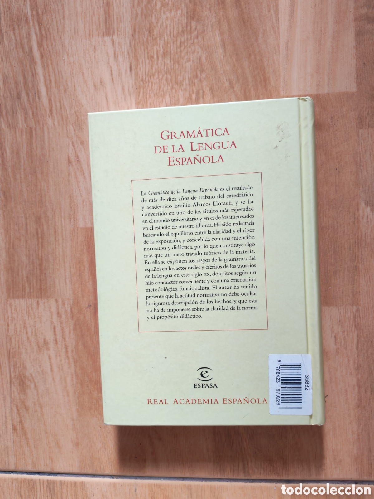 Diccionarios de segunda mano: Gram&aacute;tica de la lengua espa&ntilde;ola - Foto 3