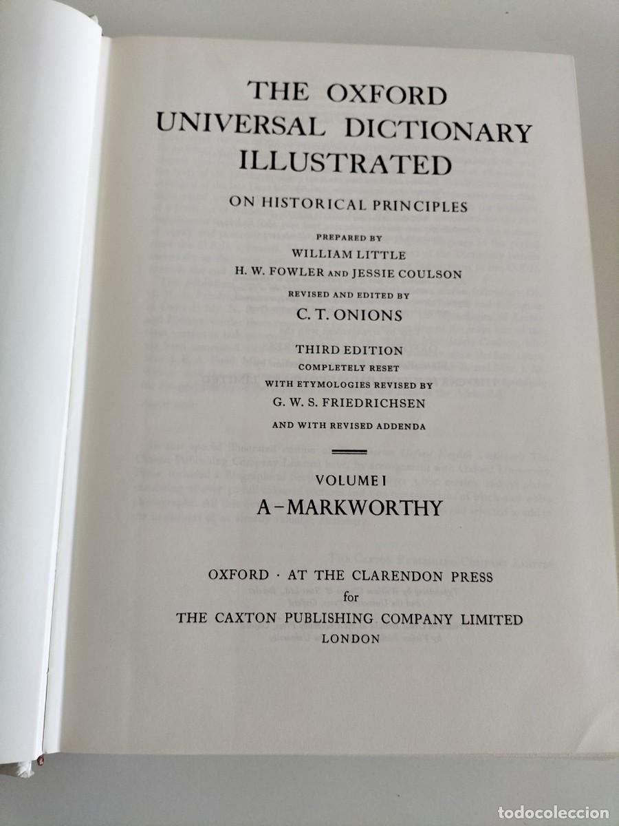 Diccionarios de segunda mano: The Oxford University Dictionary - Foto 2
