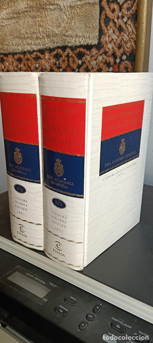 Diccionarios de segunda mano: Diccionario de la Lengua espa&ntilde;ola Tomo I y II. Real Academia Espa&ntilde;ola. Vig&eacute;sima Segunda Edici&oacute;n 2001