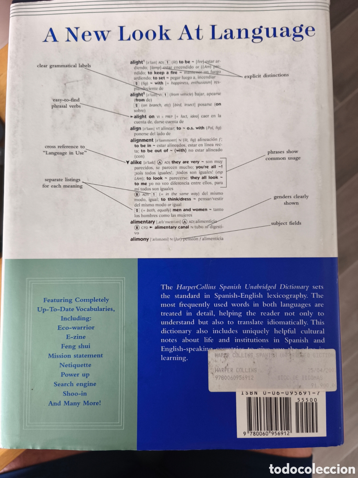 Diccionarios de segunda mano: Spanish Unabridged Dictionary - Foto 2