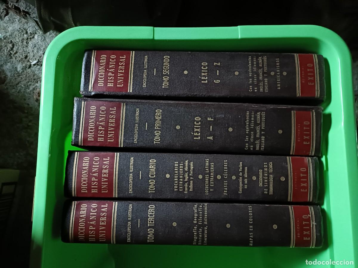 Diccionarios de segunda mano: Enciclopedia Diccionario Hisp&aacute;nico Universal 4 tomos