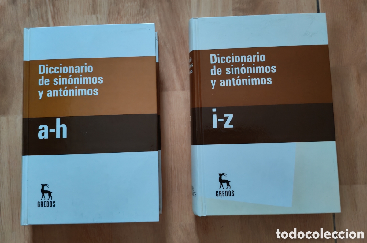 Livros em segunda m&atilde;o: Diccionario de sin&oacute;nimos y ant&oacute;nimos- Gredos