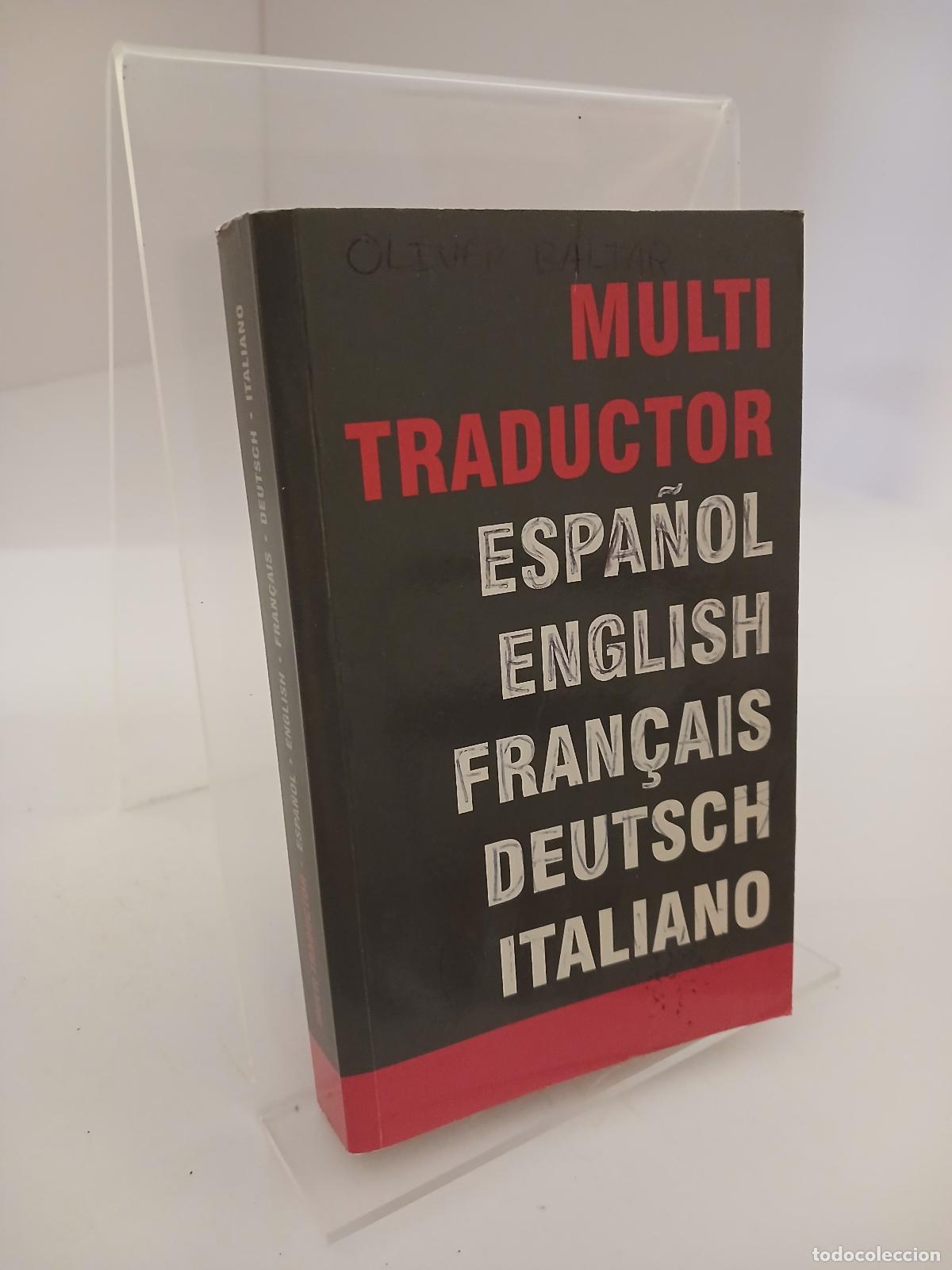 Diccionarios de segunda mano: Multitraductor espa&ntilde;ol, english, fran&ccedil;ais, deutsch, italiano