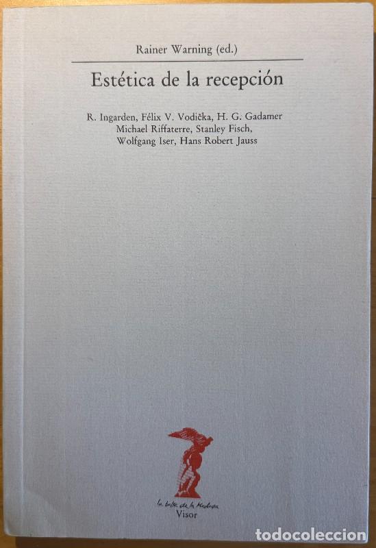 Diccionarios de segunda mano: Est&eacute;tica de la recepci&oacute;n - Varios autores - Visor - La balsa de la Medusa, 31