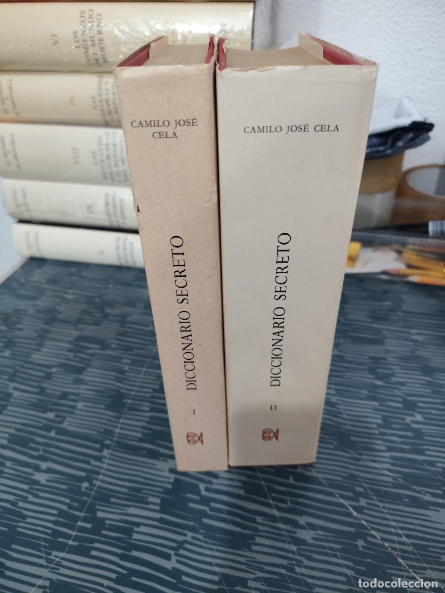 Diccionarios de segunda mano: DICCIONARIO SECRETO,2 TOMOS,SERIES COLEO Y AFINES,CAMILO JOSE CELA, ALFAGUARA EDIT.,1968,VER FOTOS.