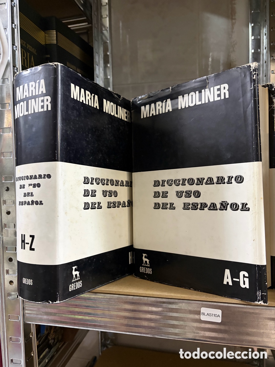 Diccionarios de segunda mano: Blas110A Diccionario de uso del espa&ntilde;ol Mar&iacute;a Moliner (2 tomos). Gredos.