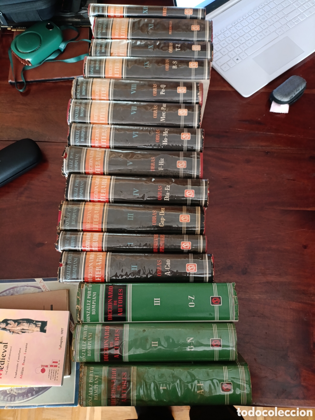 Diccionarios de segunda mano: Diccionario Bompiani literario 12 Tomos y autores 3 tomos. COMPLETO
