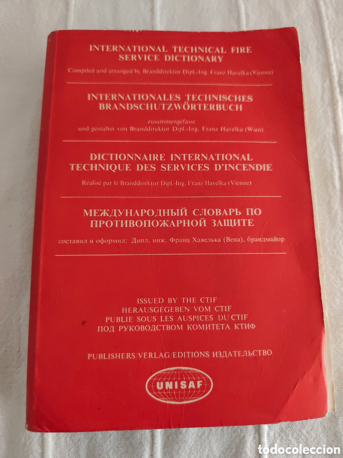 Diccionarios de segunda mano: Libro International Technical Gire Service Dictionary ingl&eacute;, alem&aacute;n, franc&eacute;s y ruso