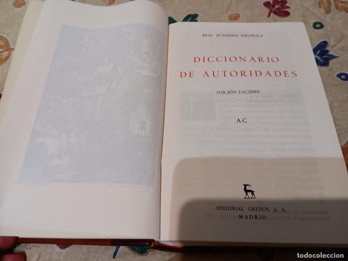 Livros em segunda m&atilde;o: Diccionario de autoridades editorial Gredos
