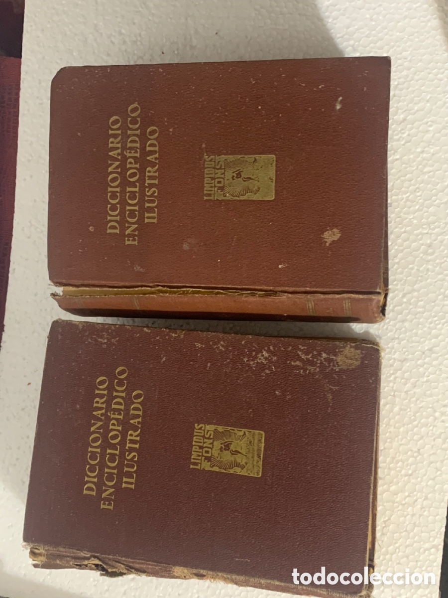 Diccionarios de segunda mano: Diccionario Enciclop&eacute;dico Ilustrado Jos&eacute; Alemany &ndash; 2 tomos 1951-1952 &ndash; mapas y cromotipias
