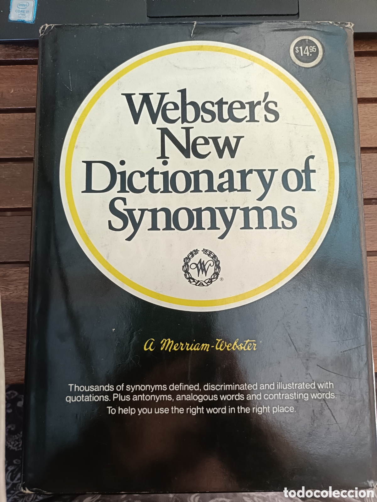 Diccionarios de segunda mano: Webster's New Dictionary of Synonyms, A Merriam-Webster. Diccionario, ingl&eacute;s sin&oacute;nimos