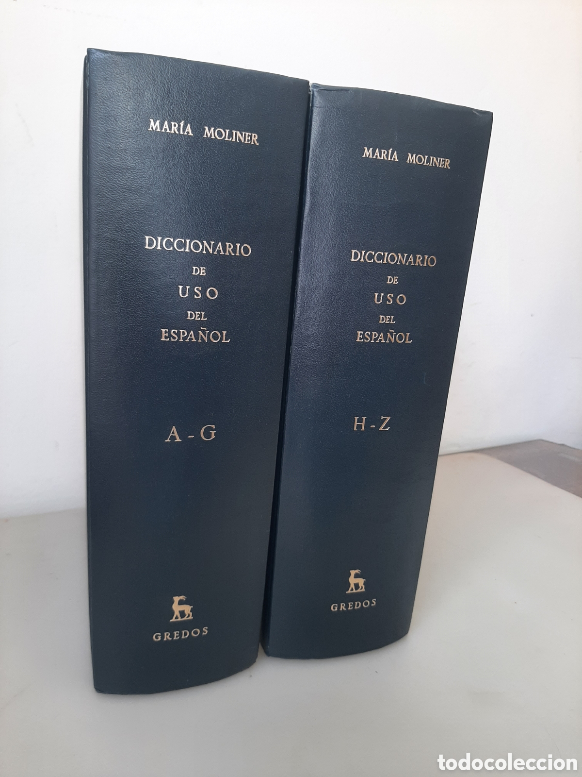 Diccionarios de segunda mano: Diccionario de uso del Espa&ntilde;ol Mar&iacute;a Moliner GREDOS 1989, 2 TOMOS