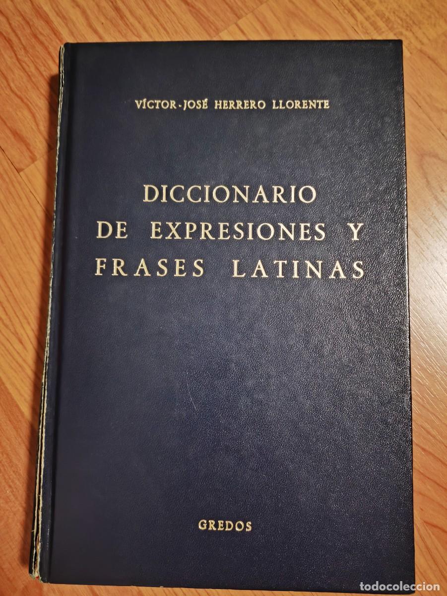 Diccionarios de segunda mano: Diccionario de expresiones y frases latinas