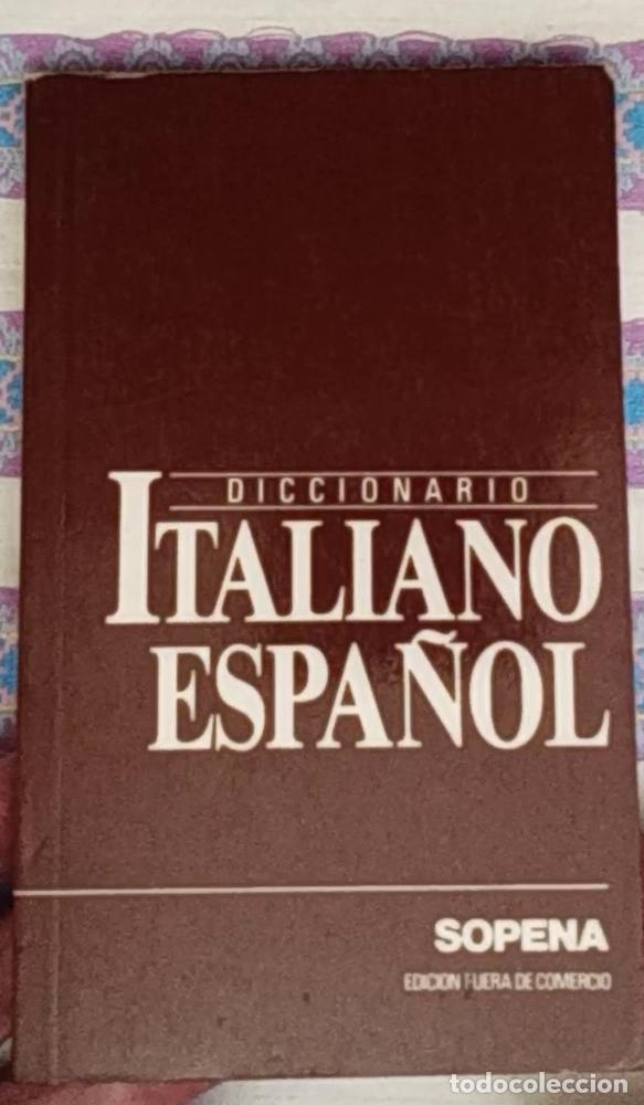 Diccionarios de segunda mano: Diccionario Italiano-Espa&ntilde;ol &ndash; Sopena, Diccionarios compactos -MIRAR FOTO