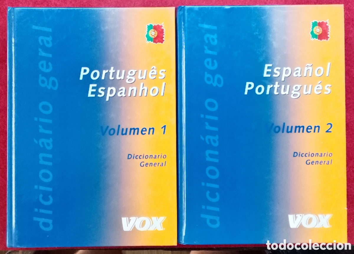 Diccionarios de segunda mano: Dicion&aacute;rio Geral Portugu&ecirc;s-Espanhol / Espa&ntilde;ol-Portugu&eacute;s - Vox (2 Vol&uacute;menes)