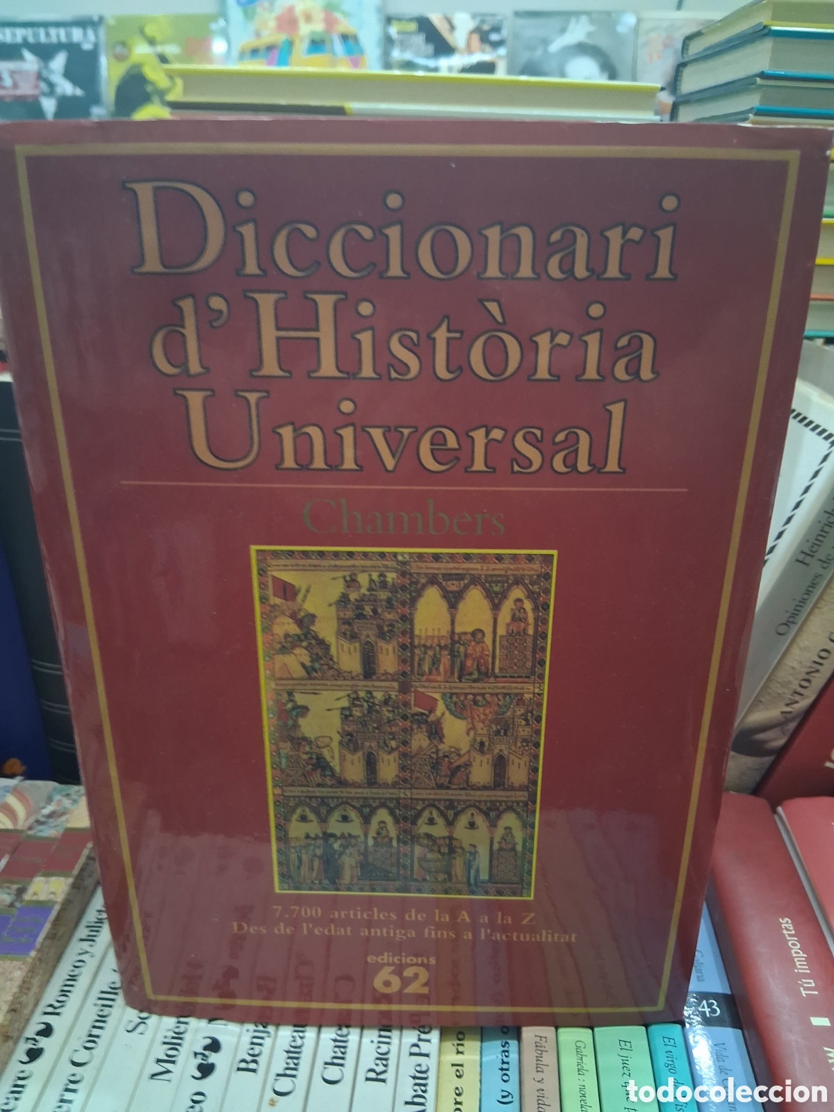 Diccionarios de segunda mano: Diccionari D'Historia Universal. Chambers. Edicions 62