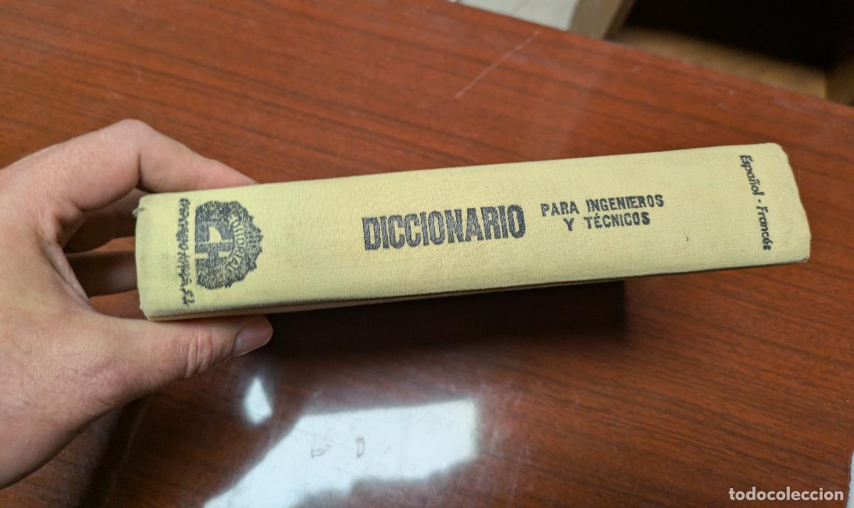 Diccionarios de segunda mano: Diccionario para ingenieros y tecnicos espa&ntilde;ol &ndash; frances