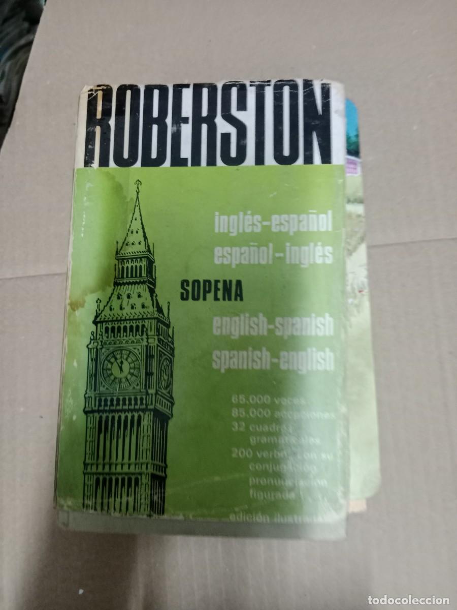 Diccionarios de segunda mano: DICCIONARIO INGLES ESPA&Ntilde;OL ROBERSTON LIBRO E-SAN