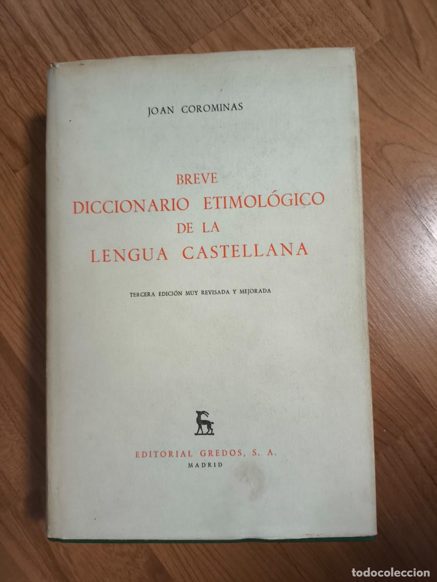 Diccionarios de segunda mano: diccionario etimologico