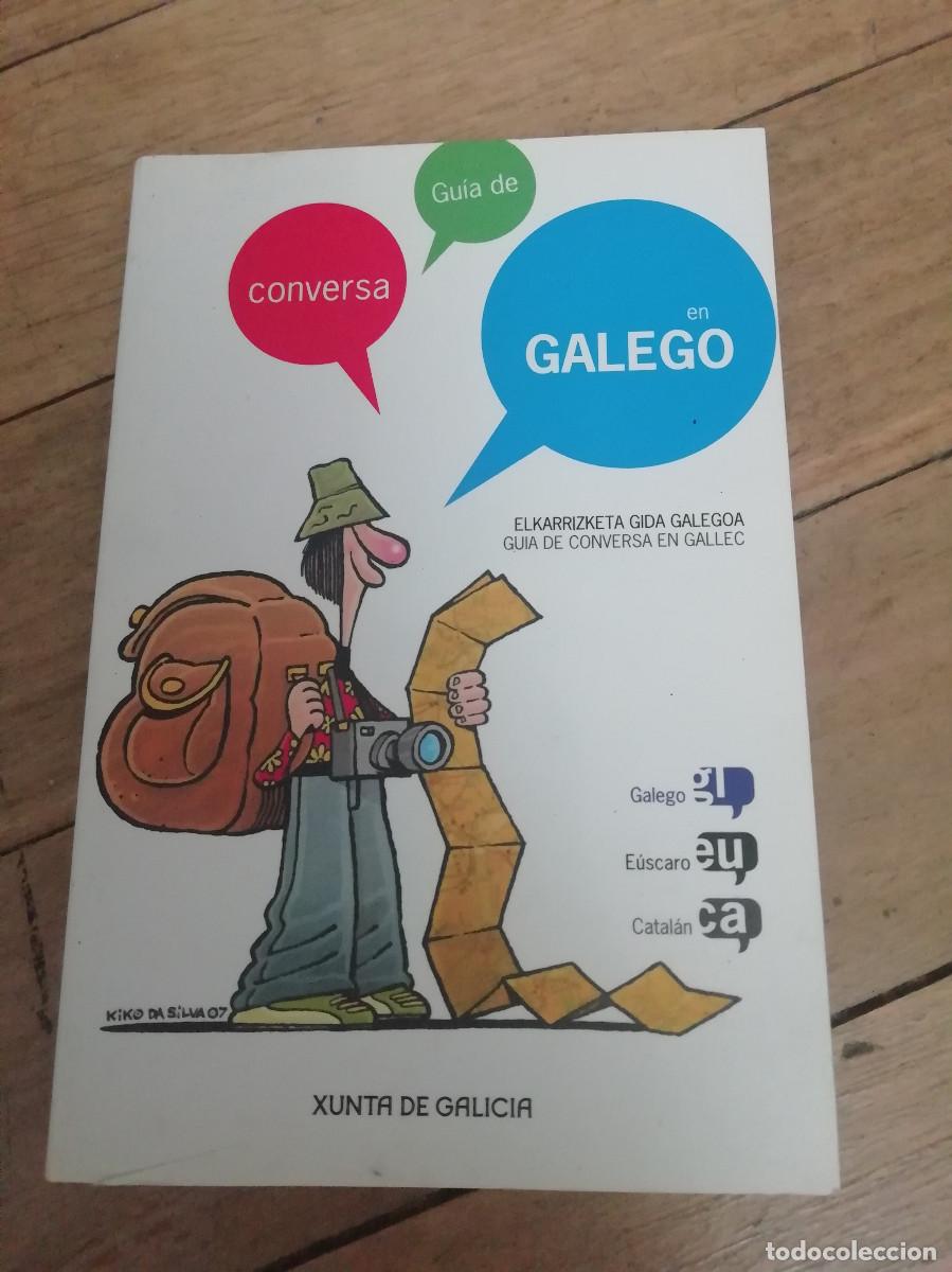 Diccionarios de segunda mano: GU&Iacute;A DE CONVERSA EN GALEGO. 2 tomos - Foto 2