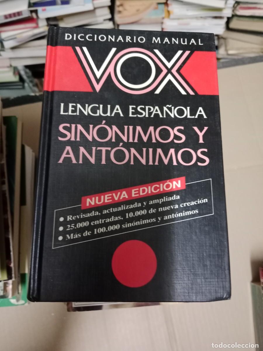 Diccionarios de segunda mano: DICCIONARIO MANUAL VOX LENGUA ESPA&Ntilde;OLA SINONIMOS ANTONIMOS LIBRO TOP-15