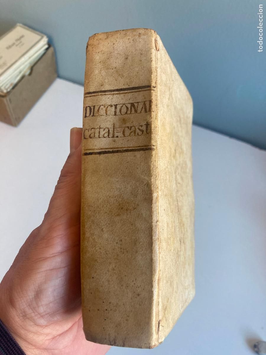 Livres d'occasion: DICCIONARIO CATALAN - CASTELLANO 1839, BONITA ENCUADERNACION EN PERGAMINO