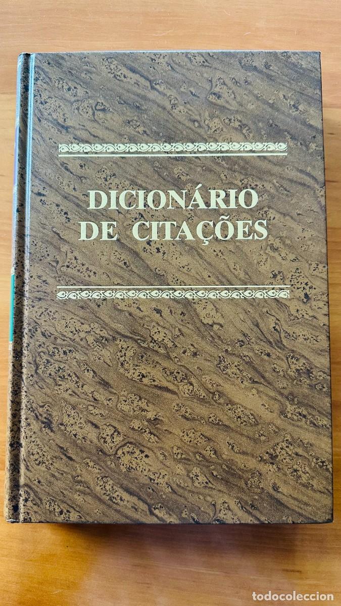 Diccionarios de segunda mano: Dicion&aacute;rio de Cita&ccedil;&otilde;es &ndash; Casta&ntilde;ares / Gonz&aacute;lez Quir&oacute;s &ndash; Noesis 1996 &ndash; Prosegur