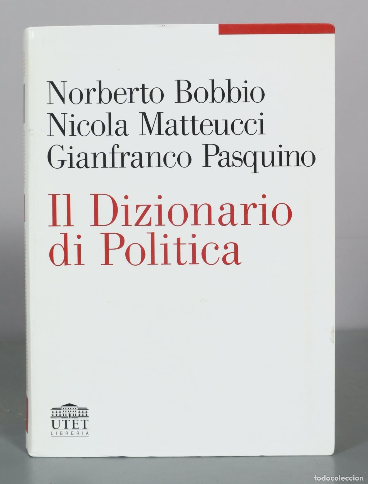 Diccionarios de segunda mano: Il Dizionario di Politica - Norberto Bobbio, Nicola Matteucci, Gianfranco Pasquino - UTET