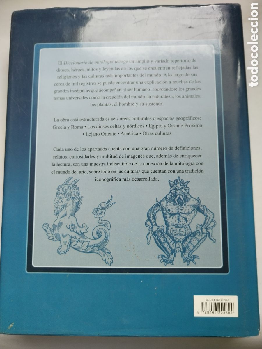 Diccionarios de segunda mano: DICCIONARIO DE MITOLOG&Iacute;A/VVAA - Foto 4
