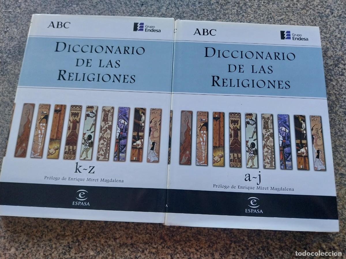 Diccionarios de segunda mano: DICCIONARIO DE LAS RELIGIONES -- DOS TOMOS -- ESPASA --