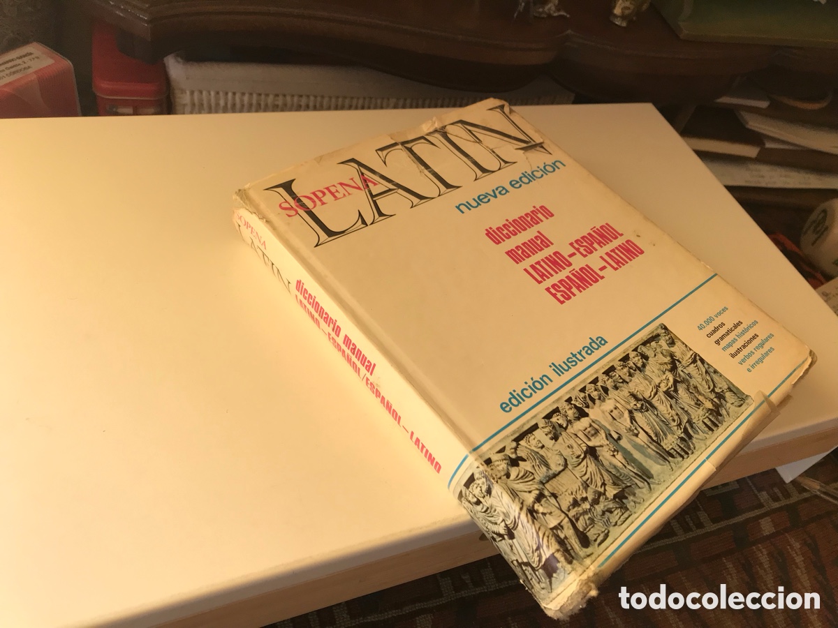 Diccionarios de segunda mano: Diccionario manual latino-espa&ntilde;ol espa&ntilde;ol-latino. Edici&oacute;n ilustrada. Lat&iacute;n. Sopena.