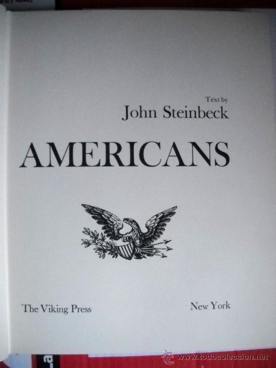 Libros de segunda mano: AMERICA AND AMERICANS - JOHN STEINBECK - Foto 3 - 28572625