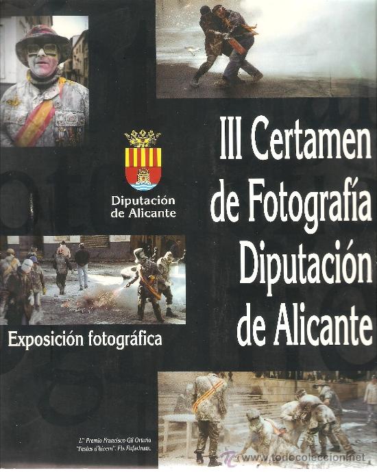 Gebrauchte B&uuml;cher: 3&ordm; CERTAMEN DE FOTOGRAF&Iacute;A. DIPUTACI&Oacute;N DE ALICANTE.