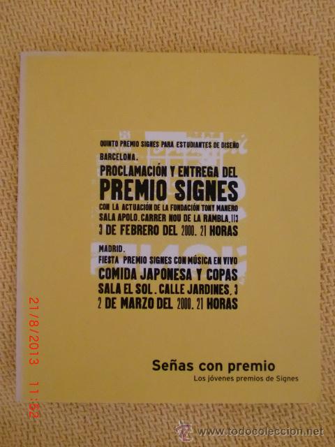 Libros de segunda mano: SE&Ntilde;AS CON PREMIO - Foto 1