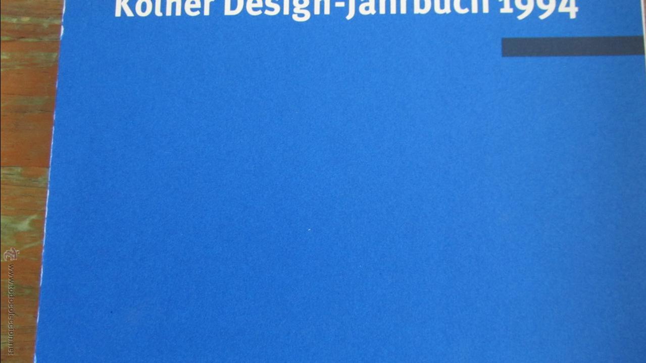 Second hand books: KOLNER DESIGN-JANRBUCH 1994
