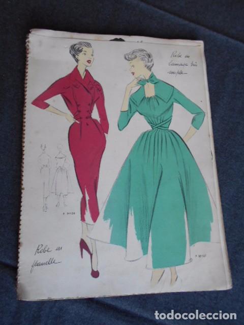 Second hand books: &Eacute;l&eacute;gance Parisienne. Robes et Ensembles. 1955 vestuario 21 L&Aacute;MINAS MODA FEMENINA COMPLETA